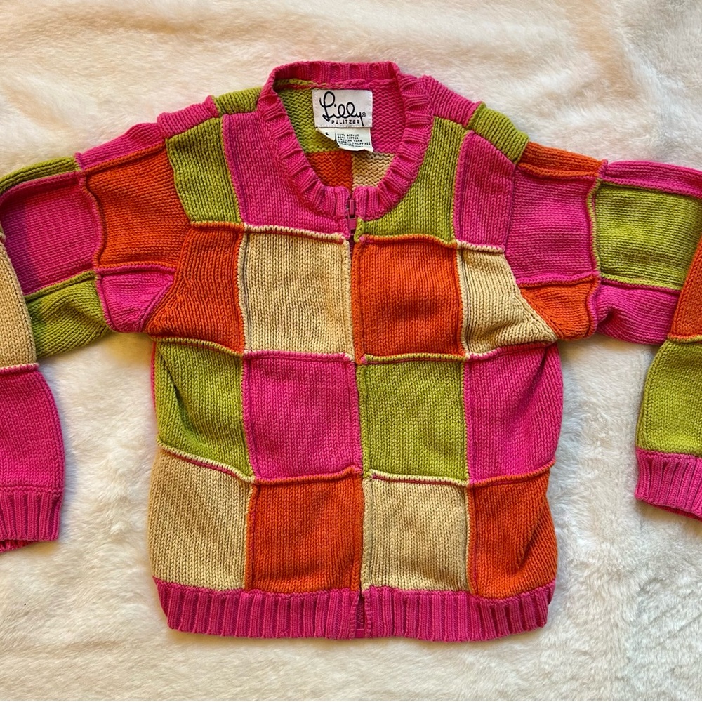 Colorful Patchwork Kids Sweater by